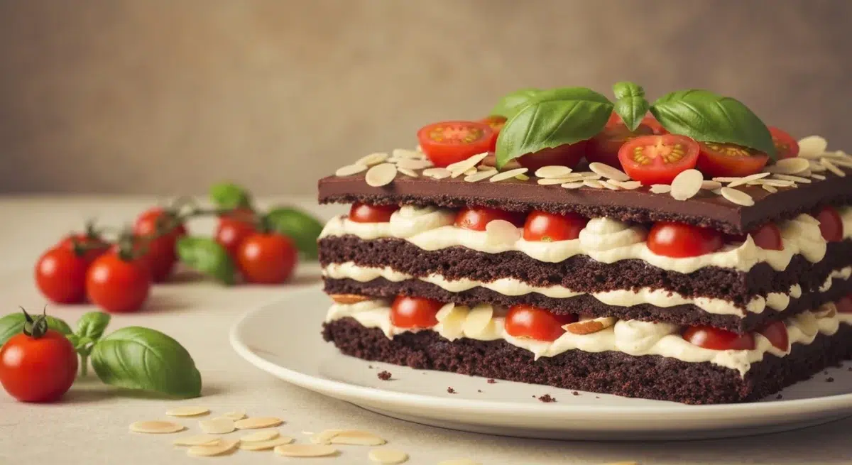 Torta Caprese con Cioccolato e Mandorle