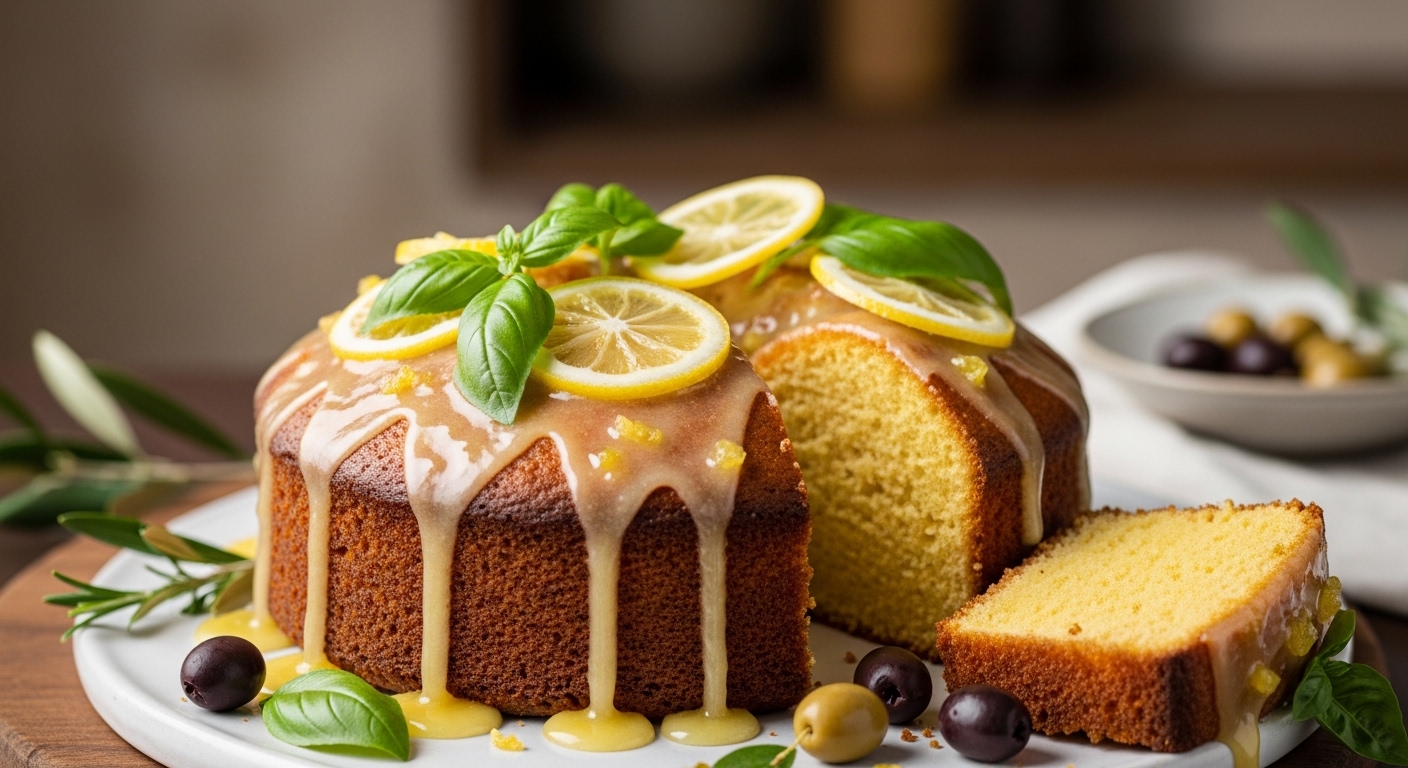Torta all'Olio d'Oliva e Limone: La Semplicità Mediterranea in un Morso
